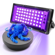 50W UV Resin Curing Light for 3D Printing, 360° Turntable, 405nm LED, Adjustable picture
