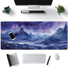 Acotar Desk Mat Sara J Maas Fantasy Mouse Pad Large Laptop Aesthetic 31.5x11.8in picture