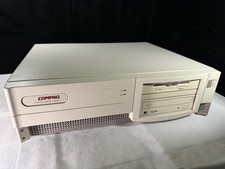 Compaq ProLinea 4/66 Vintage 486 PC Kingston TurboChip 5x86 Tested No HDD *Read* picture