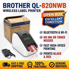 ​Brother QL-820NWB Wireless Thermal Label Printer Bluetooth Network - Open Box picture