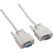 20 Pack of 25Ft DB9 F/F Null Modem Cable picture