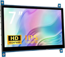 7 Inch HDMI Display Monitor 1024X600 IPS Screen with Capacitive Touch- Portable picture