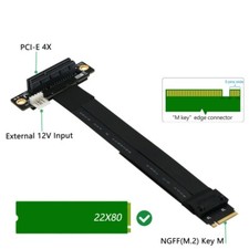 M.2 NGFF Key M to PCIe 3.0 4X Extension Cable picture