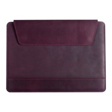 Leather Sleeve for 13-inch MacBook Air and MacBook Pro - Burgundy Red picture