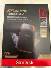 SanDisk Extreme PRO 2TB Portable SSD Solid State Drive 2000MB/s SDSSDE81 picture
