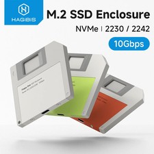 Hagibis M.2 NVMe SSD Enclosure USB 3.2 Gen2 10Gbps 2230/2242 Aluminum Case picture