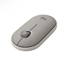 Logitech Pebble M350 Modern Slim Portable and Silent Wireless Mouse Sand picture