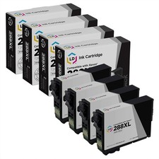 LD 4PK HY Black Printer Ink Cartridge for Epson T288XL120 288XL 288 XP-446 T288 picture
