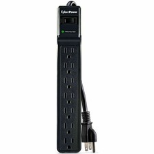 CyberPower CSB706 Essential 7-Out Surge Suppressor with 1500 Joules and 6FT Cord picture