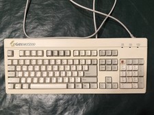 Vintage Gateway2000 CPU Keyboard 219600X-XX-XXX  UNTESTED - missing NUM LOCK key picture