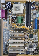 ASUS CUSL2-C REV. 1.02 Intel 815EP Socket 370 Motherboard AGP PCI picture