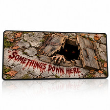 Halloween Desk Mat 32x16 – Scary Neoprene Desk Pad, Horror Gift picture