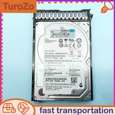 HP 765869-001 NEW 765455-B21 SATA 2TB 6G MIDLINE 7.2K SFF (2.5IN) SC 512E DS HDD picture