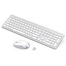 seenda Wireless Keyboard and Mouse Combo, Rechargeable Quiet Keyboard Mouse, ... picture