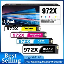 Compatible 972X Ink 4-Pack (B/C/M/Y) for HP PageWide Pro 552dw 577z 577dw 577dw picture