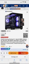 IPASON Gaming PC Ryzen 5 9600X RX 7650 GRE 16GB DDR5 1TB SSD WiFi Win11 RGB picture