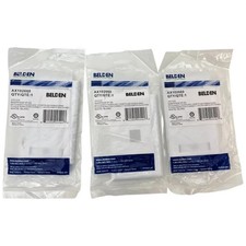 Lot of 3 X Belden AX102660 KeyConnect Faceplate 1-Port Single-Gang White picture