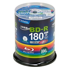 Verbatim Blank Blu-ray BD-R VBR130RP100SV4 25GB 1-6x picture