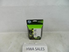 Gen HP 57 57 C9320FN Tri-Color Combo Pack Ink Cartridges 2012-2013 OEM SEALED picture