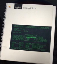 APPLE II Using Appleworks Manual picture