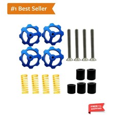 17 Pcs 3D Printer Hotbed Leveling Kit,4 pcs Blue Aluminum Hand Twist Leveling... picture