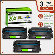 GREENCYCLE 3× CF226X 26X Toner Cartridge For HP 26X Pro M402dne MFP M426fdw M426 picture