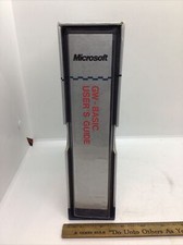 Microsoft MS-DOS & GW-BASIC User's Guide In Hard Cover Protective Case 1986 MINT picture