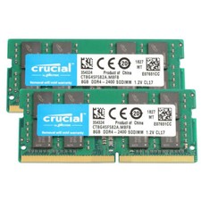 CRUCIAL DDR4 8GB 2400 PC4-19200 Laptop Notebook Memory RAM SODIMM 2x 8G 2400MHZ picture