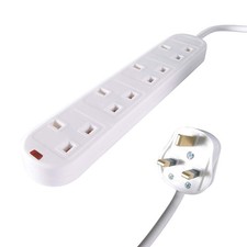 Connekt Gear 2m 4 Gang Outlet Mains Lead picture