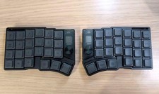 Cornix LP Wireless Split Keyboard New Black Bluetooth Kailh Choc V2 Spring picture