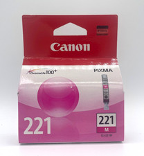 Genuine Canon Pixma CLI-221 Magenta Ink Cartridge CLI-221M NEW SEALED picture