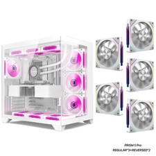 POWER TRAIN Dreamland PRO Gaming PC Case ATX/MATX/ITX Tempered Glass 360mm picture