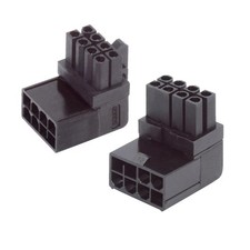 2pcs/lot ATX 8P Male to Female 90 Degree Up Down Angled Power Header Adapter ... picture