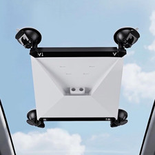 Universal Car Sunroof Adjustable Suction Cup Tablet Mount, Black, Plastic picture