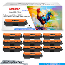 Compatible 10PK CRG047 Toner for Canon LBP112 LBP113w MF112 MF113w 1600pg Black picture
