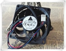 Delta AFB0712HHB 7015 DC12V 0.45A 7CM 4-Wire Ball Temperature Control Fan picture