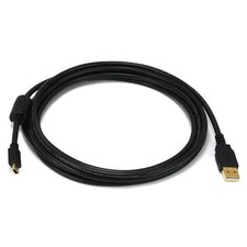 Monoprice Standard USB Cable,Black,6ft L 5448 Monoprice 5448 0844660054481 Black picture