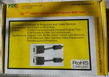 PTC GROUP, 25 FT VGA/SVG/SXGA/UXGA/Projector M/M Cable picture