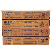 Toshiba OEM T-FC50U-C/Y/M/K 4 Toner Set e-STUDIO 2555C 3055C 3555C 4555C 5055C G picture