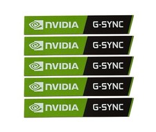 5 PCS Sticker for NVIDIA G-Sync 8mm x 50mm 2020 Version Logo Decal Case NEW picture