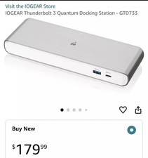 IOGEAR Thunderbolt 3 Quantum Docking Station GTD733 picture
