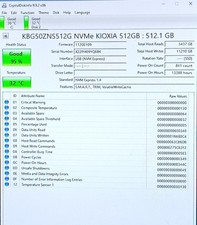 KBG50ZNS512G - Kioxia 512GB SSD NVMe PCIe Gen4x4 M.2 2230 Solid State Drive picture