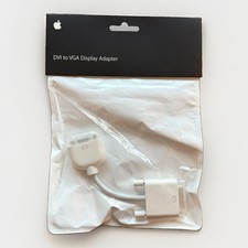 OEM Apple DVI to Video Adapter M9267G/A White Genuine Authentic NEW SEALED picture