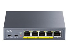 CUDY GSwitch 5P GS1005P PoE+ Switch Network Switch 1Gbps 5-port Power over picture