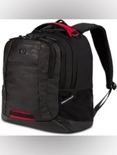 SWISSGEAR Cecil Laptop Backpack 27.3L, Fits 16-Inch Laptops, Black picture