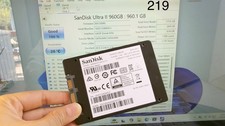 SANDISK SDSSDHII-960G ULTRA II 960GB SATA SSD health 100% picture