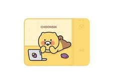 Kakao Friends Wireless Charging Mouse Pad Yellow Desk Mat 1 Pack picture