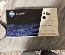 HP GENUINE ORIGINAL 58A BLACK LASER TONER CARTRIDGE CF258A - M404 M406 picture