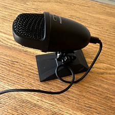 Insignia NS-CBM19 USB Wired Cardioid Mic w/ Mute Button Stand, Black 4 ft cord picture