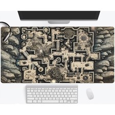 1pc of a Large Fantasy-Themed Gaming Mouse Pad, Featuring an Anti-Slip Design picture